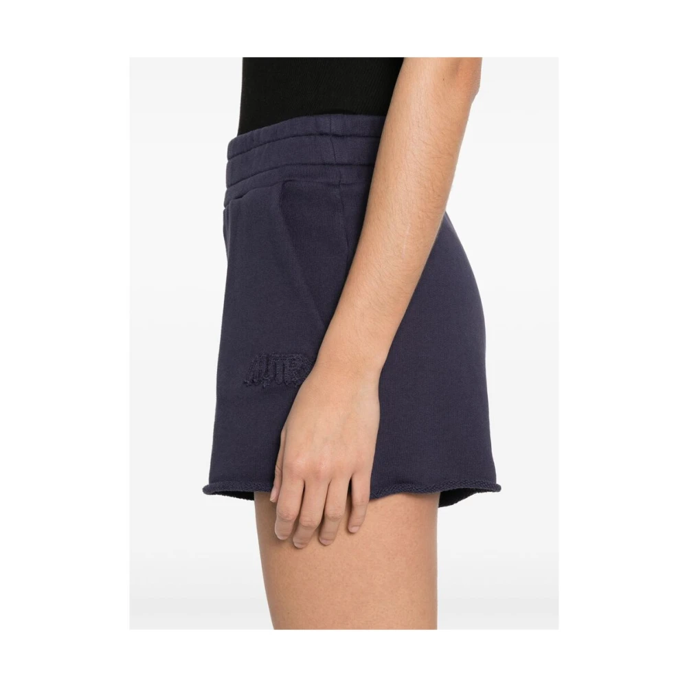 Autry Shorts met elastische tailleband Blue Dames