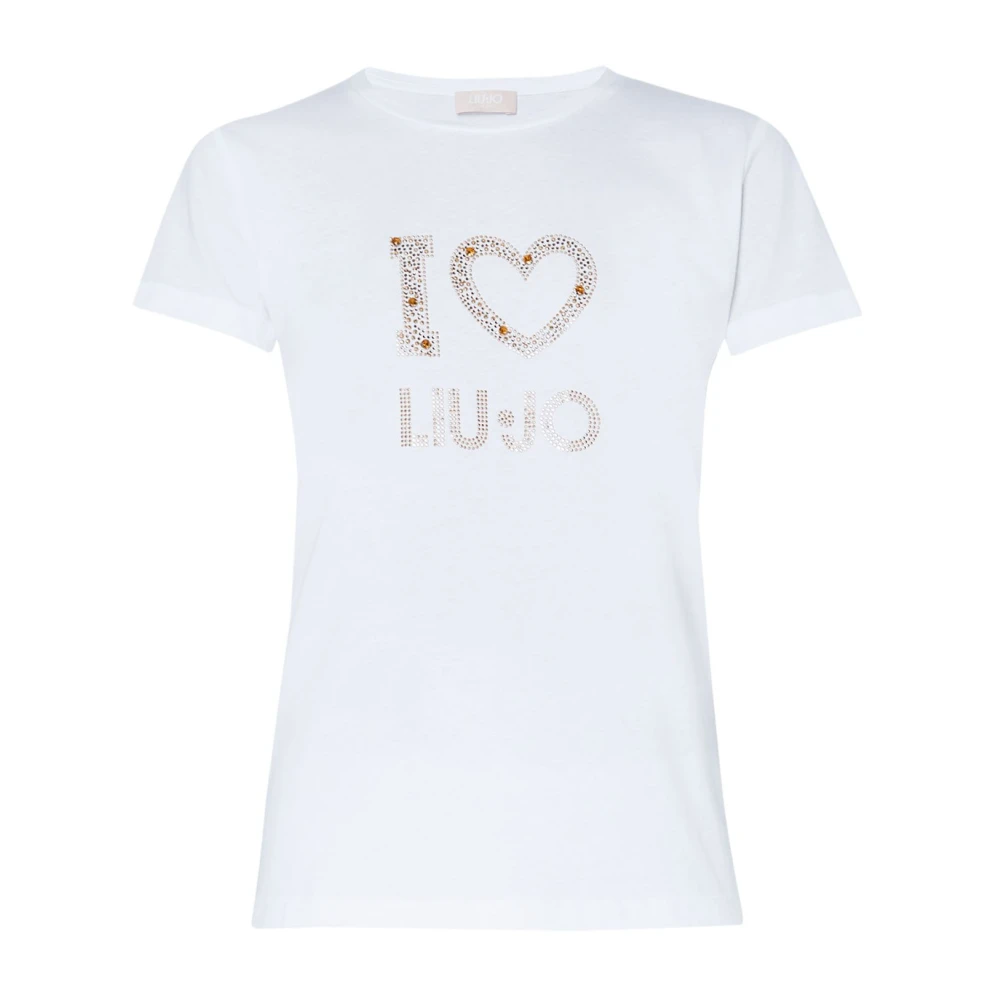 Liu Jo Korte Mouw T-shirt White Dames