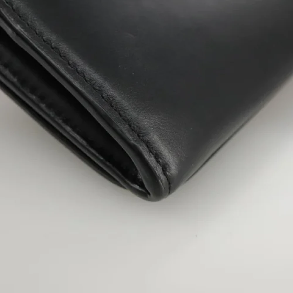 Chloé Pre-owned Leather wallets Black Dames