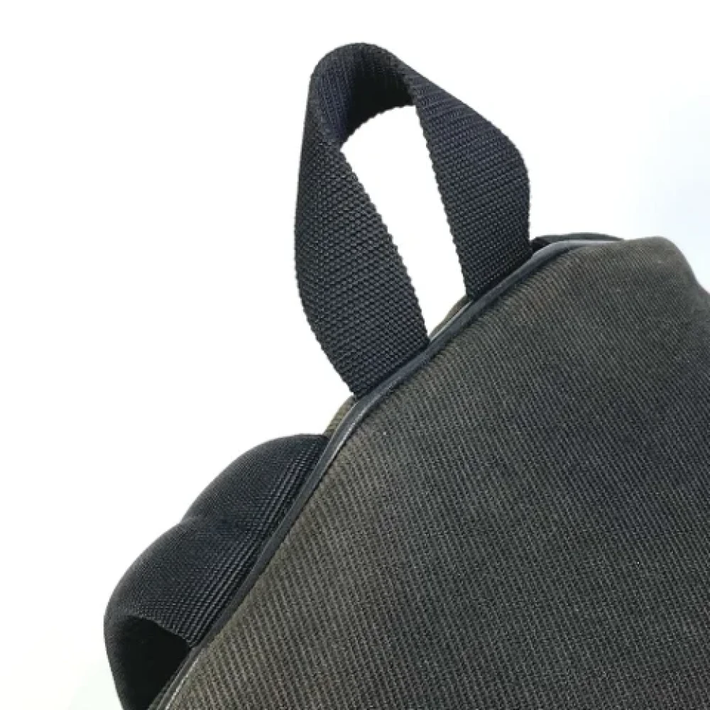 Yves Saint Laurent Vintage Pre-owned Fabric backpacks Black Dames