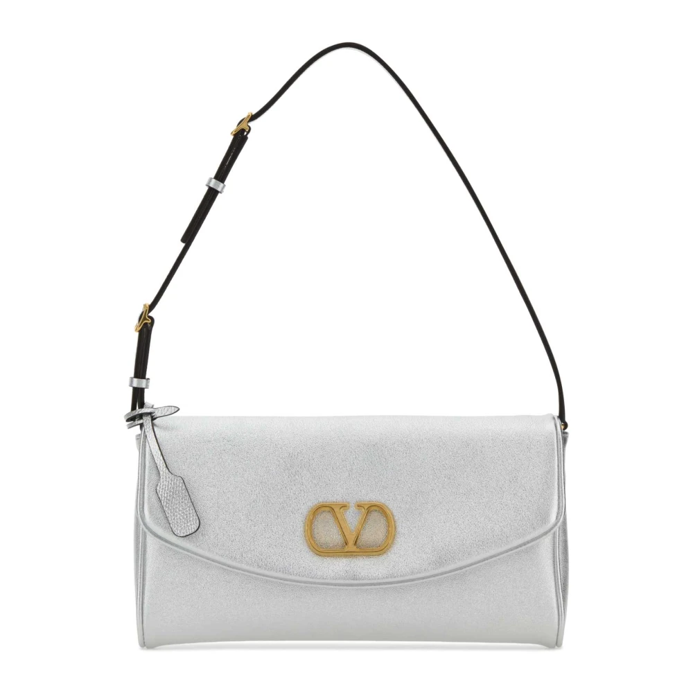 Valentino Garavani Women's Gray Shoulder Bags, One Size, Devain Small Shoulder Bag