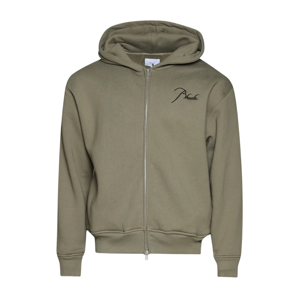 Rhude Herren Grün Sweatshirts & Hoodies, Xlgröße: