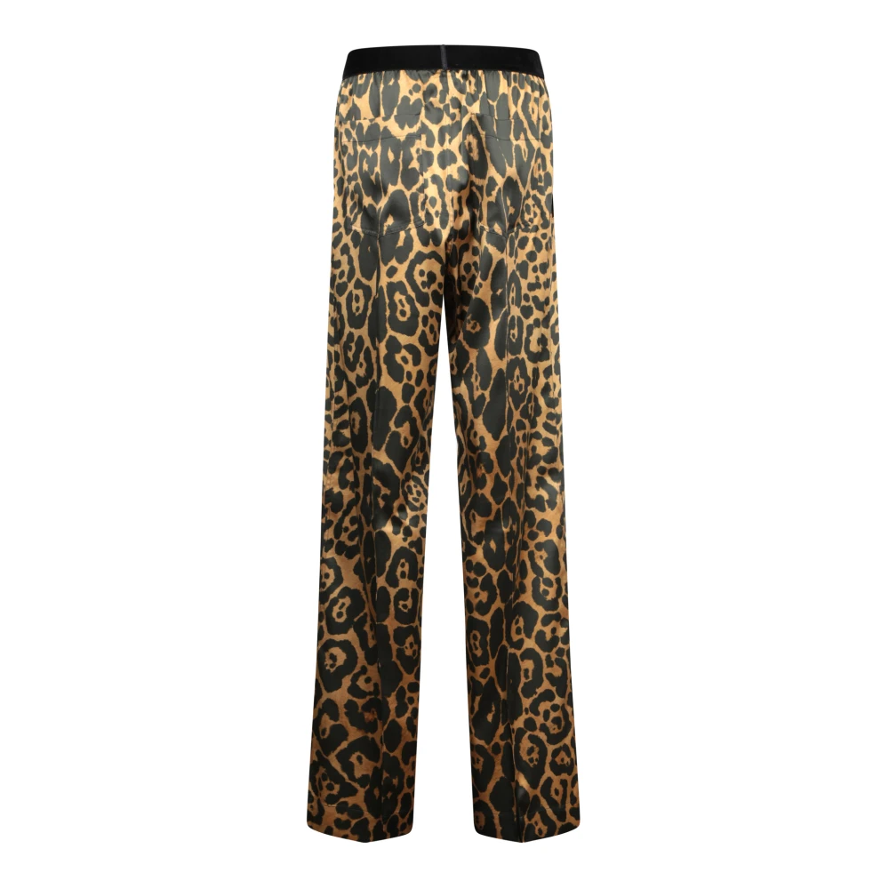 Tom Ford Luipaard Satijnen PJ Broek Multicolor Dames