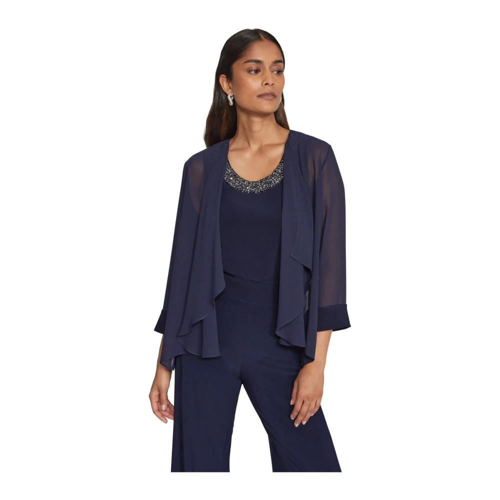 Joseph Ribkoff Mouwloze Top in Diverse Kleuren Blue Dames