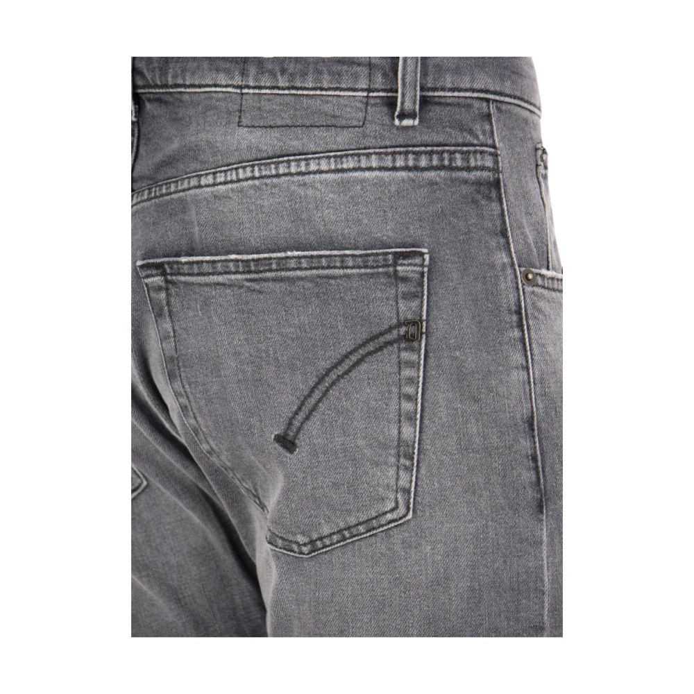 Dondup Grijze Dian Jeans met Versleten Voorkant Gray Dames