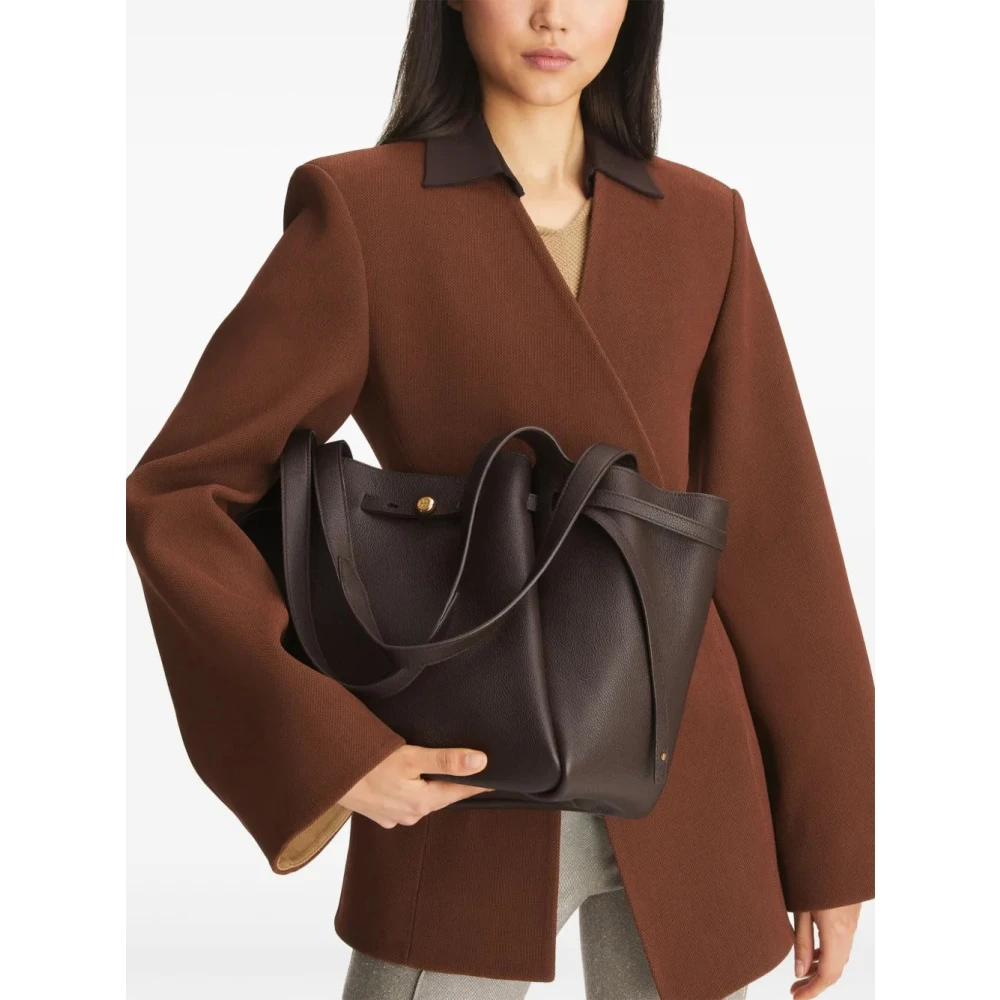 TORY BURCH Romy Tote Tas Brown Dames