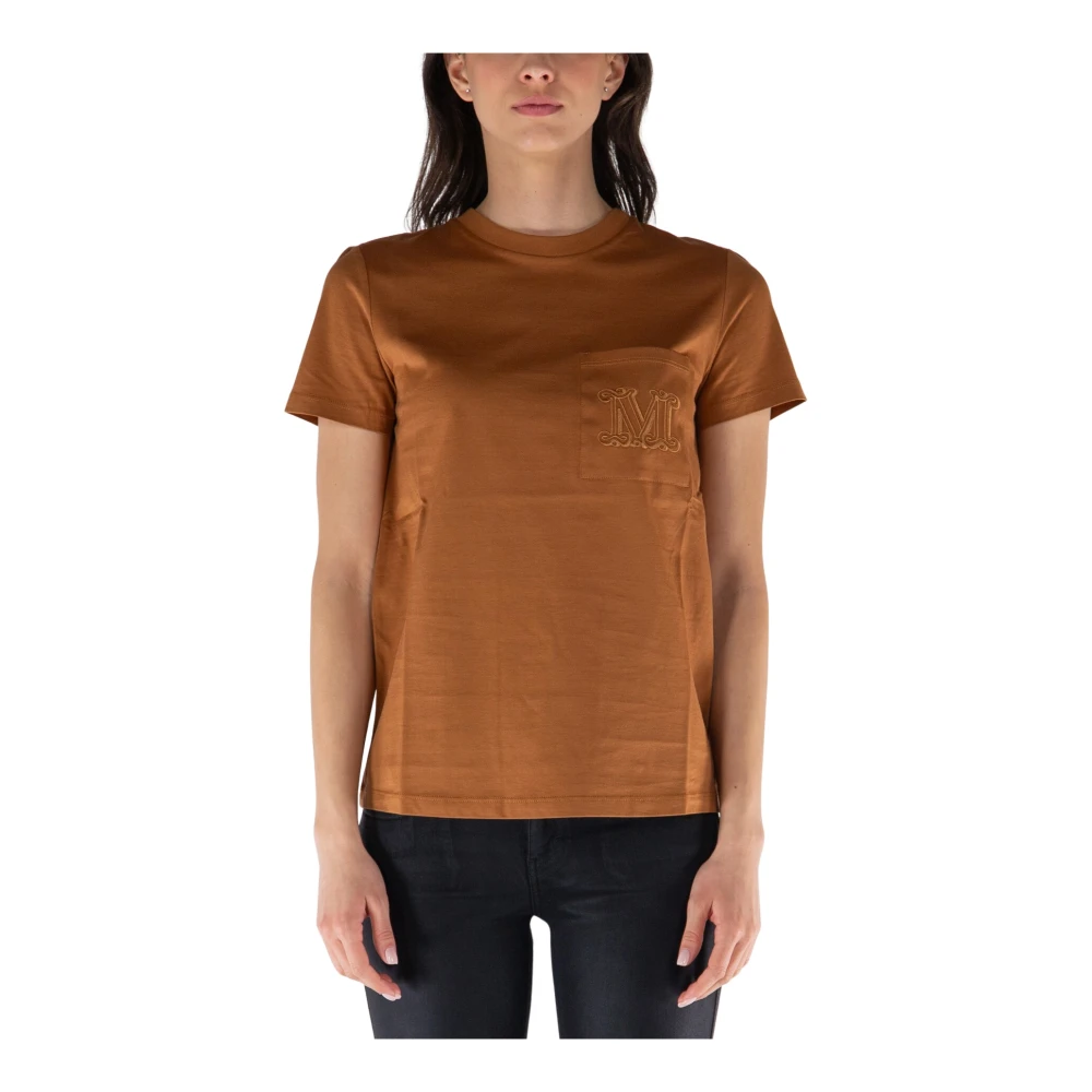 Max Mara Papaia T-shirt Brown Dames