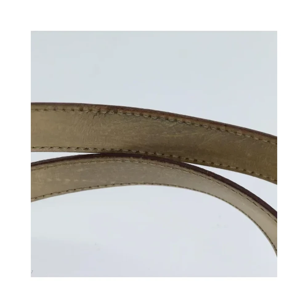 Celine Vintage Pre-owned Canvas handbags Beige Dames