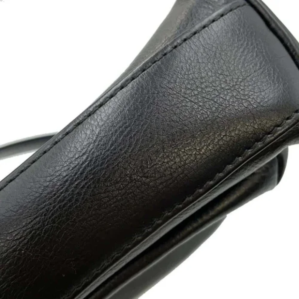 Balenciaga Vintage Pre-owned Leather backpacks Black Dames