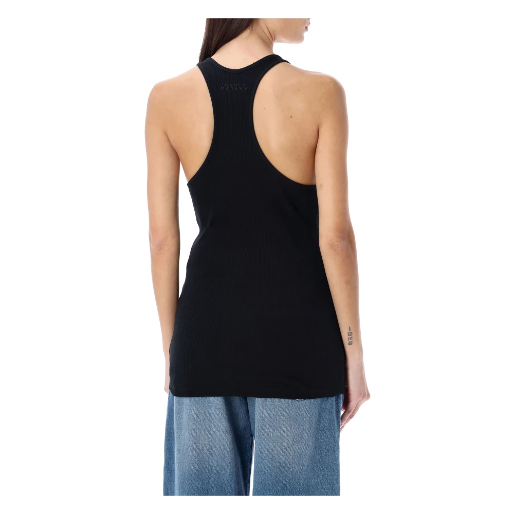 Isabel Marant Étoile Zwarte Mouwloze Tanktop Black Dames