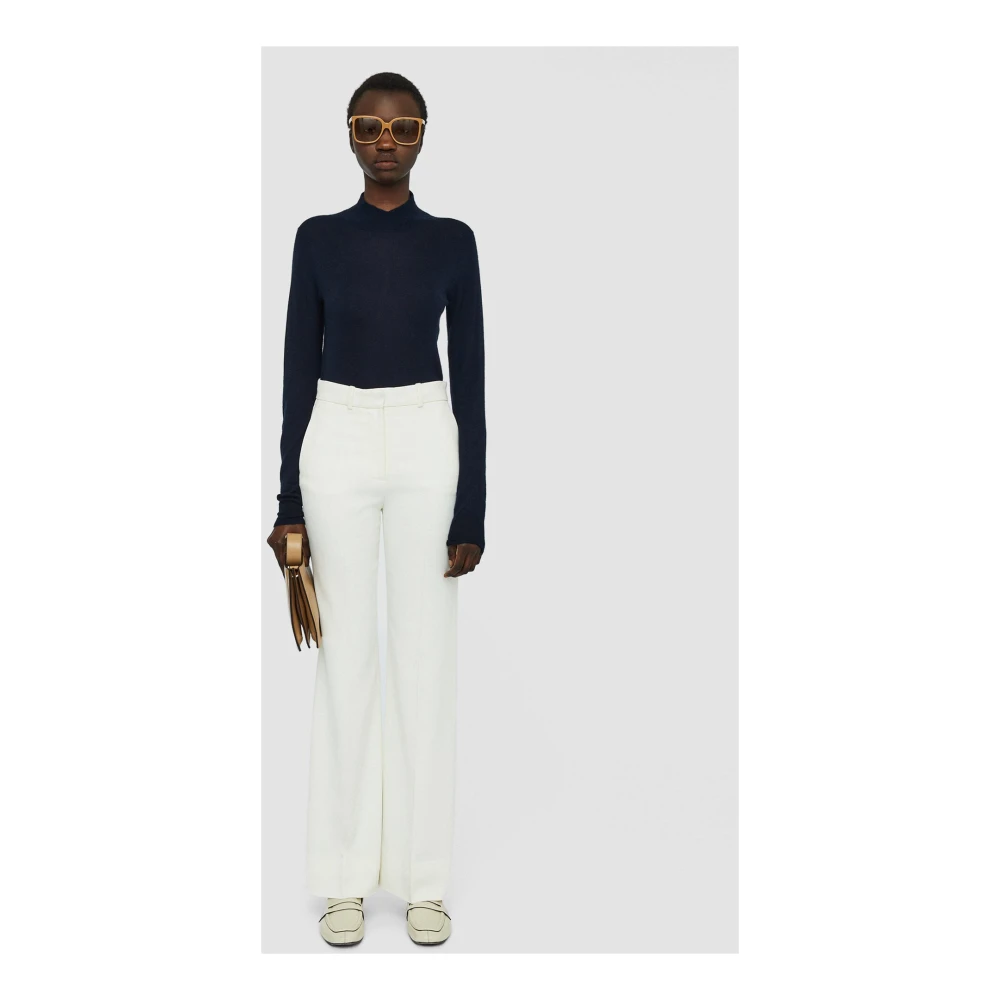 joseph Navy Cashmere High Neck Jumper Blue Dames