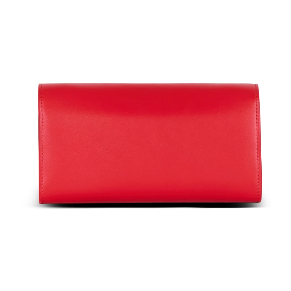 Balmain B-Buzz leren portemonnee Red Dames