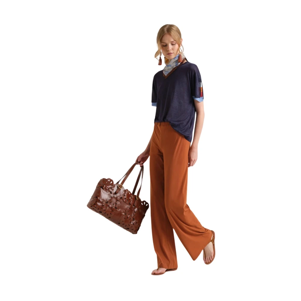 Maliparmi Mujer Marrón Pantalones, Talla: M