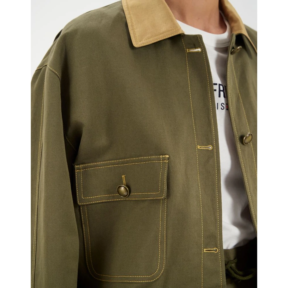 Ines De La Fressange Paris Melchior katoenen werkjas Brown Dames