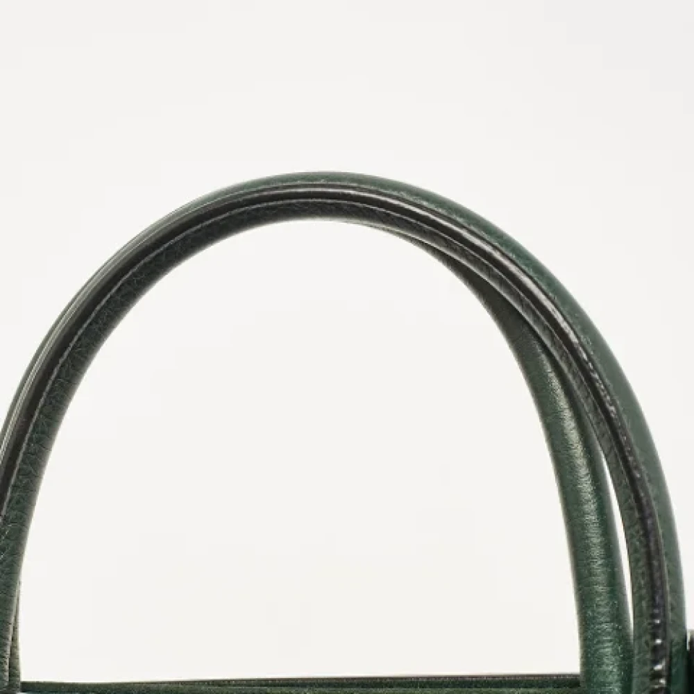 Dior Vintage Pre-owned Leather dior-bags Green Dames