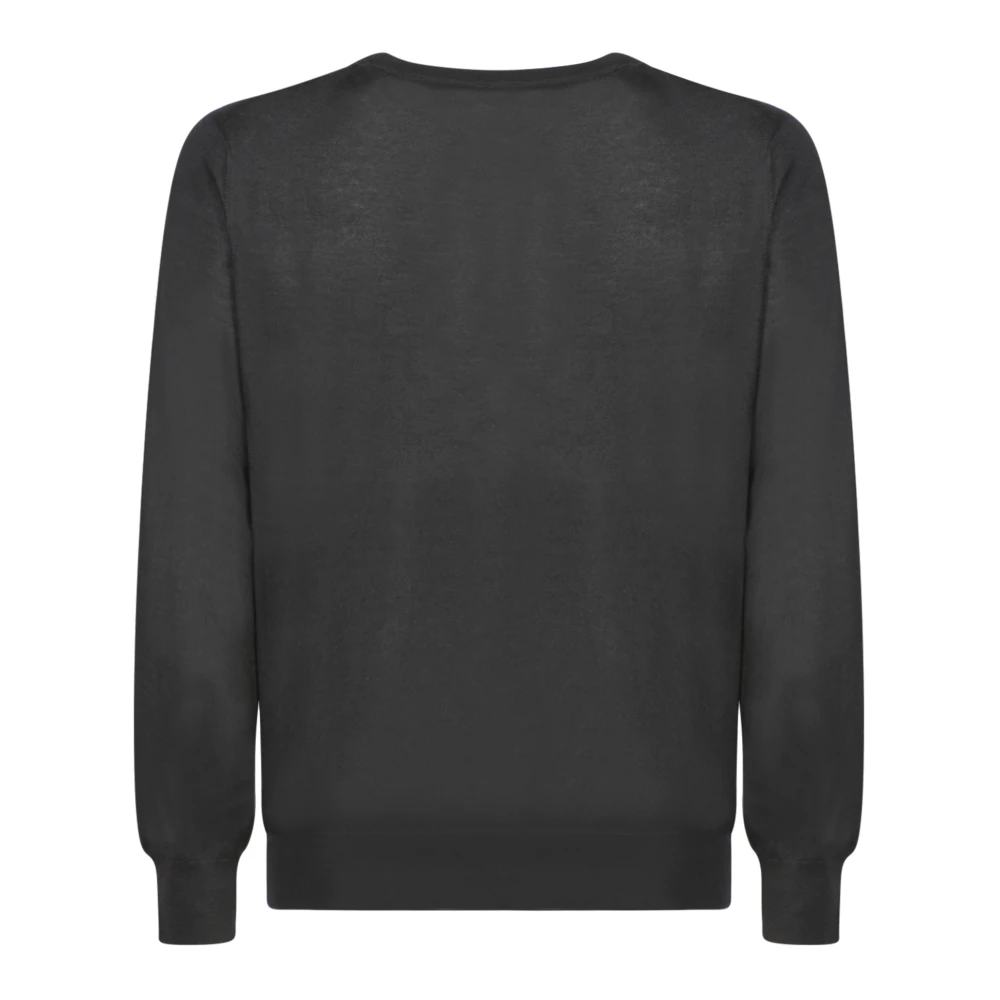 BRUNELLO CUCINELLI Zwarte gebreide kleding voor mannen Aw24 Black Heren