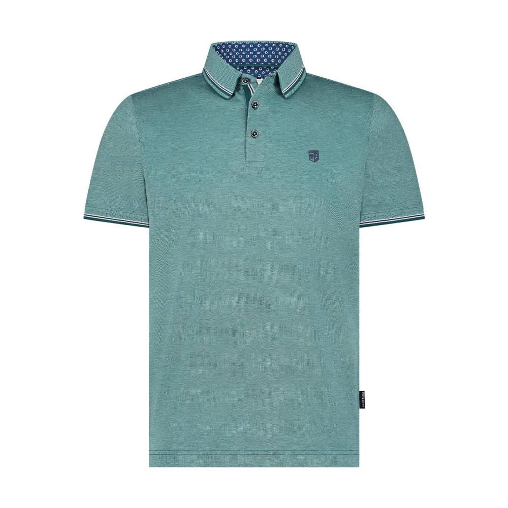 State of Art Polo Shirt Piqu? SS P Blue Heren