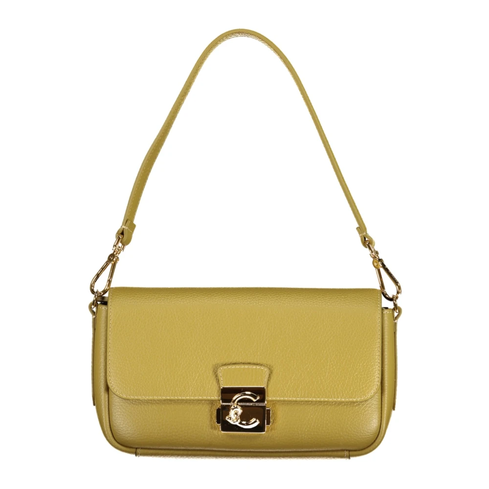 Coccinelle C-Me Lock Medium - Female - Shoulder Bags - Green - One Size - Bags