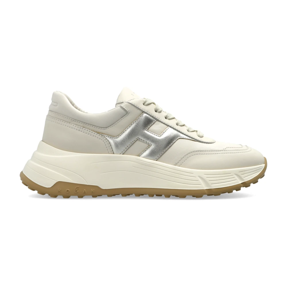 Hogan Women's Beige Sneakers, 5 Uk, Hi-Fi Trainers