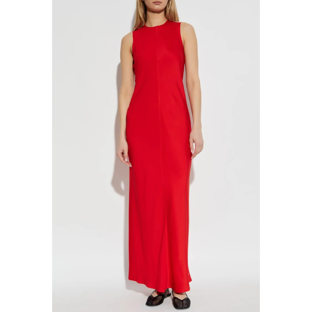 Ami Paris Mouwloze jurk Red Dames