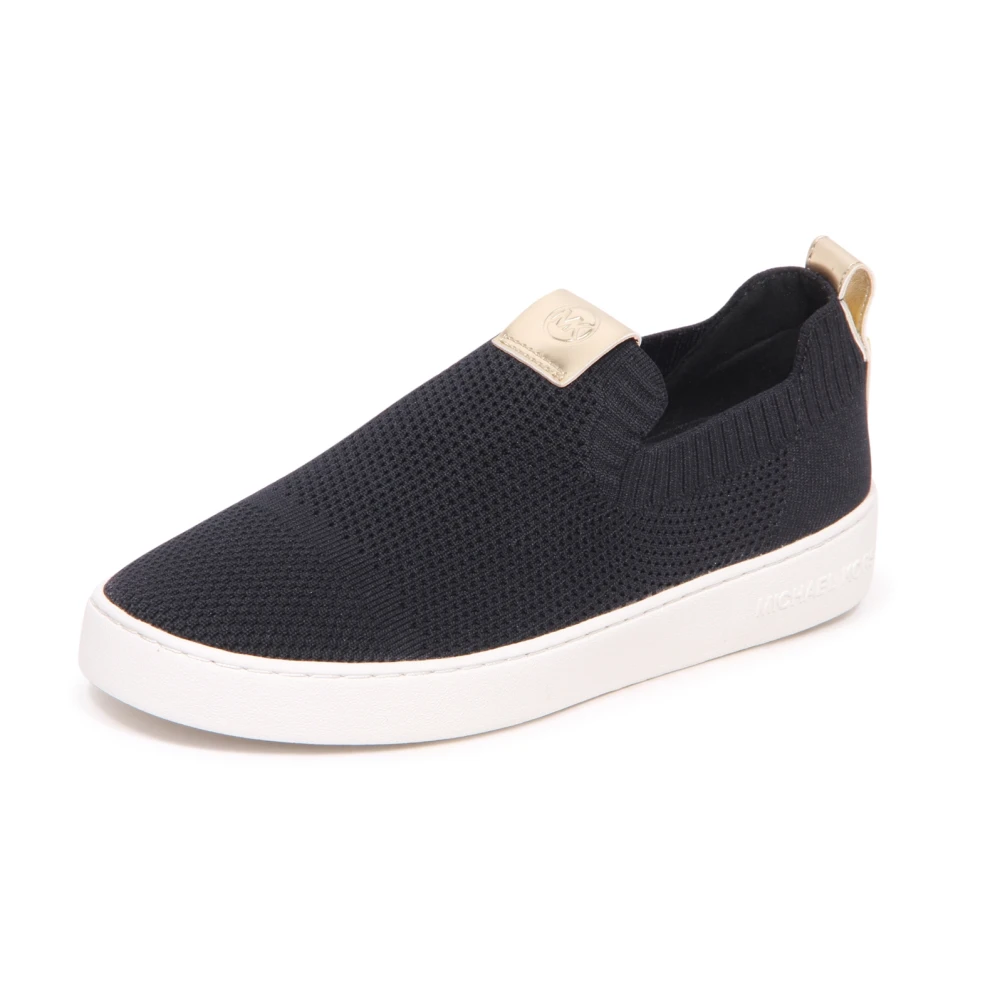 Michael Kors Juno Knit Slip-On Sneakers Dames Schoenen Zwart