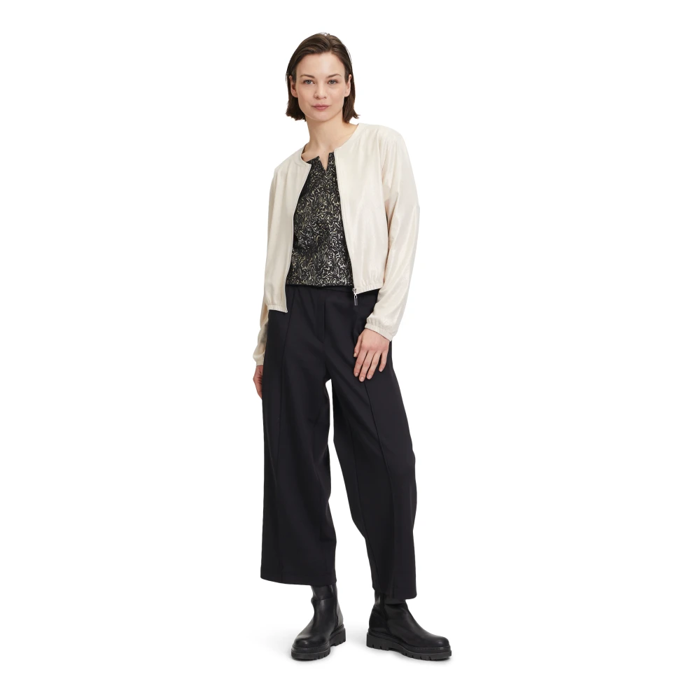 Betty & Co Culotte met plooien Black Dames