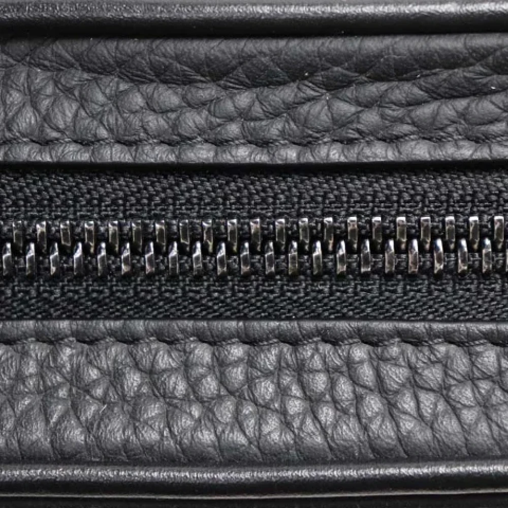 Louis Vuitton Vintage Pre-owned Leather clutches Black Dames
