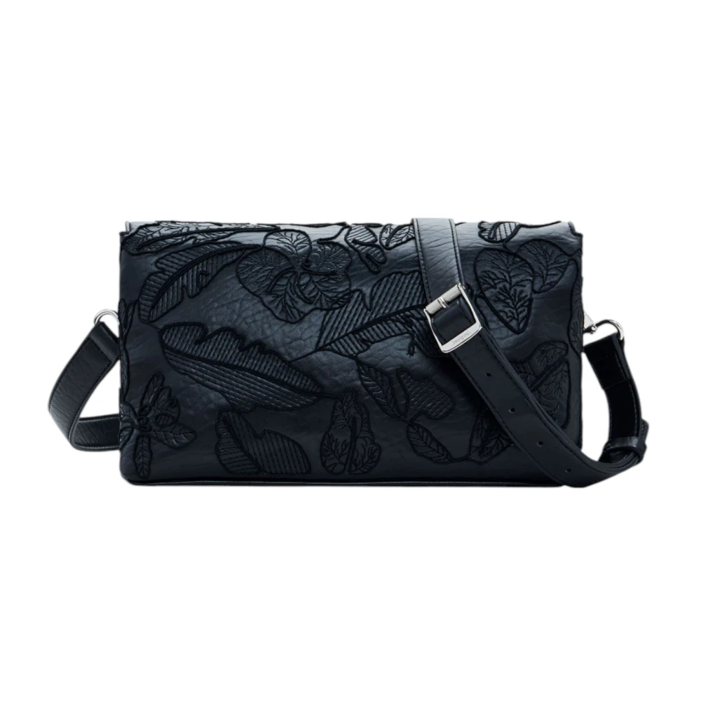 Desigual Lente Zomer Dames Middelgrote Tassen Collectie Black Dames