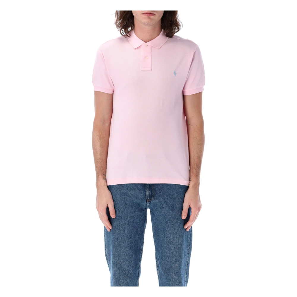 Polo Ralph Lauren Gepersonaliseerd Poloshirt Pink Heren