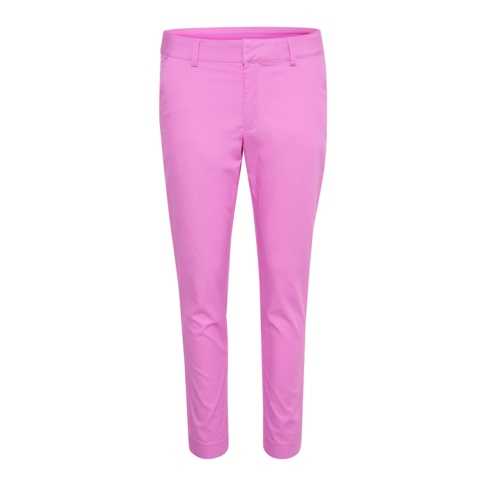Kaffe - Trousers > Chinos - Pink - Kaffe - Modalova