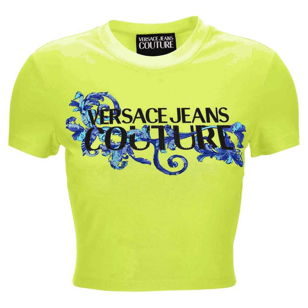 Versace Jeans Couture Damen Grün Oberteile, Sgröße: