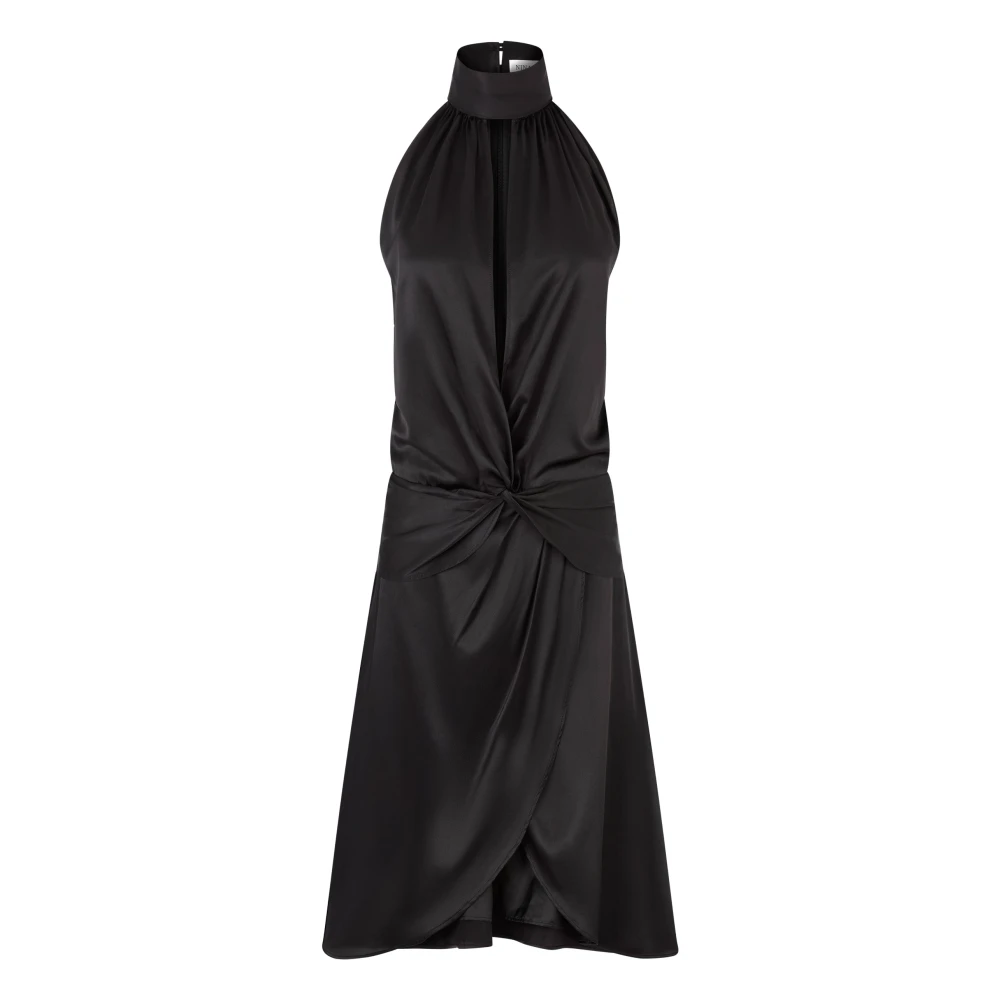 Nina Ricci Halterjurk MET Strik Black Dames