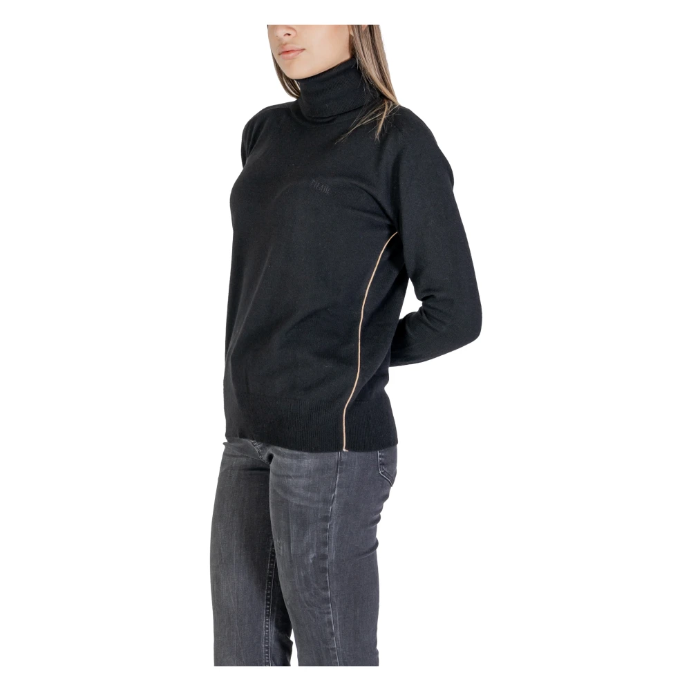 Alviero Martini 1a Classe Dames Gebreide Collectie voor Herfst Winter Black Dames