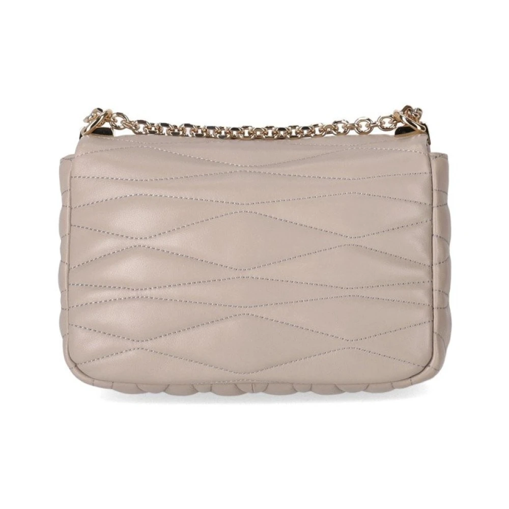 Furla Gewatteerde Vanille Crossbody Tas met Arco Draaislot Beige Dames