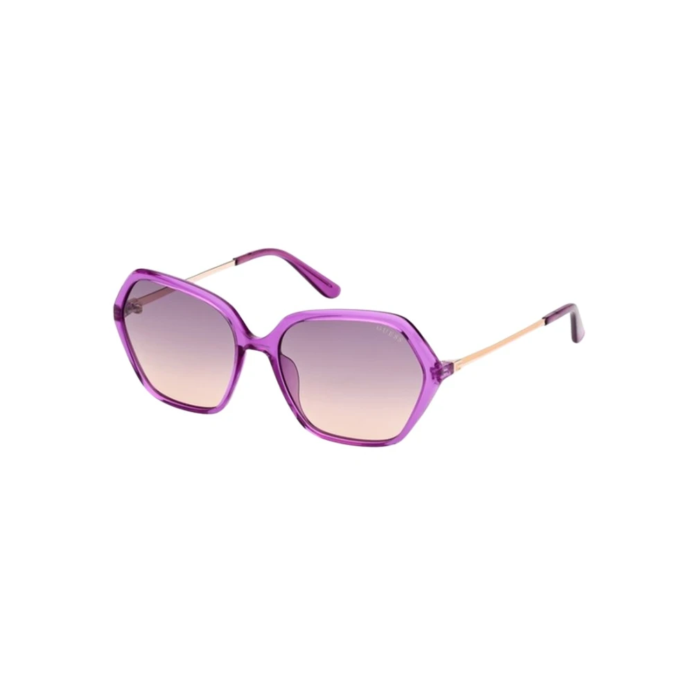Guess Vrouw Purper Anastasia Geometric Sunglasses