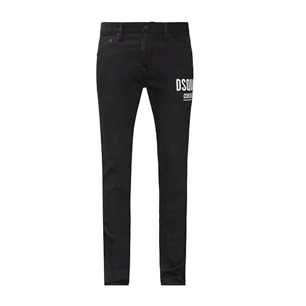 Dsquared2 Stijlvolle Herenbroeken voor elke gelegenheid Black Heren