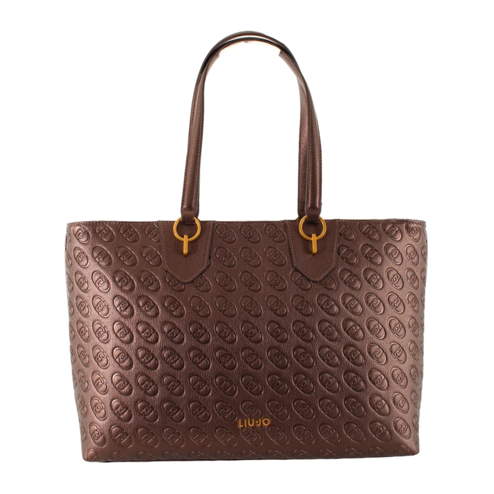 Liu Jo Stijlvolle Shopper Tas Casta Handtas Brown Dames