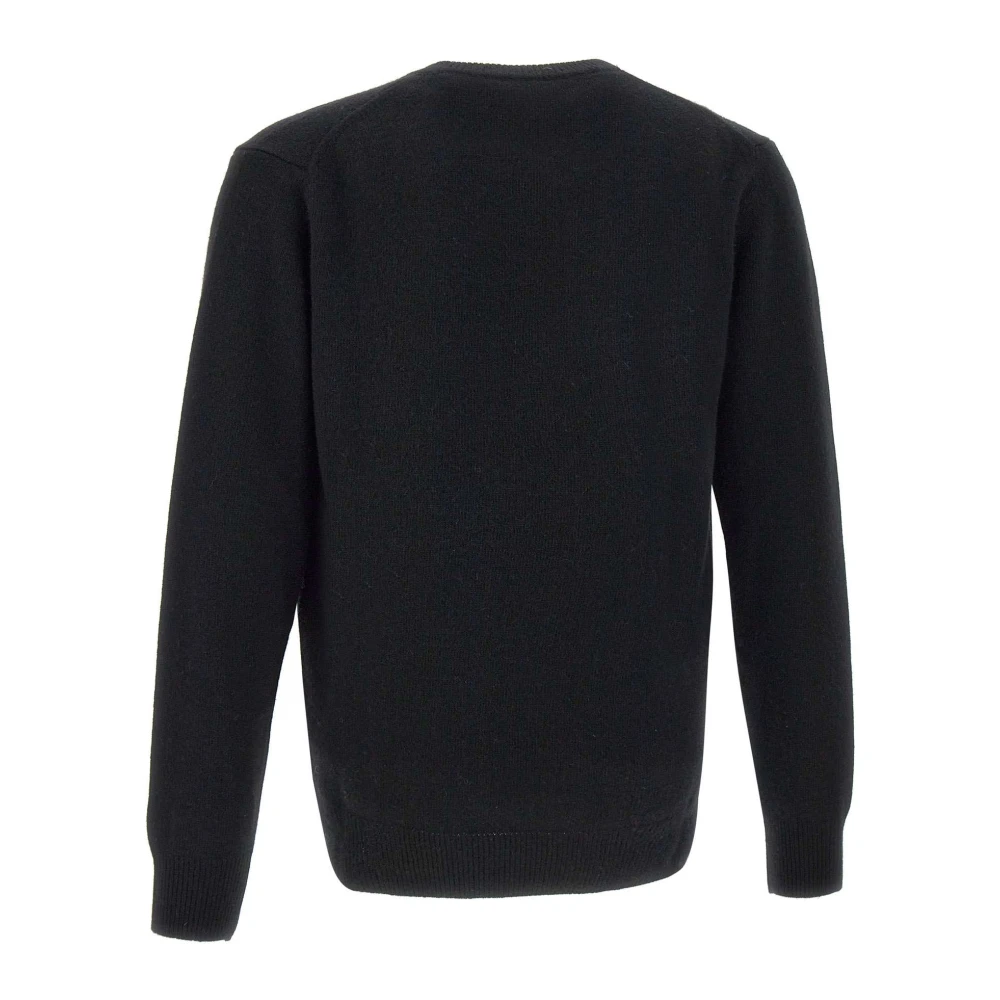 MC2 Saint Barth Zwarte Wol Kasjmier Trui Off Piste Black Heren