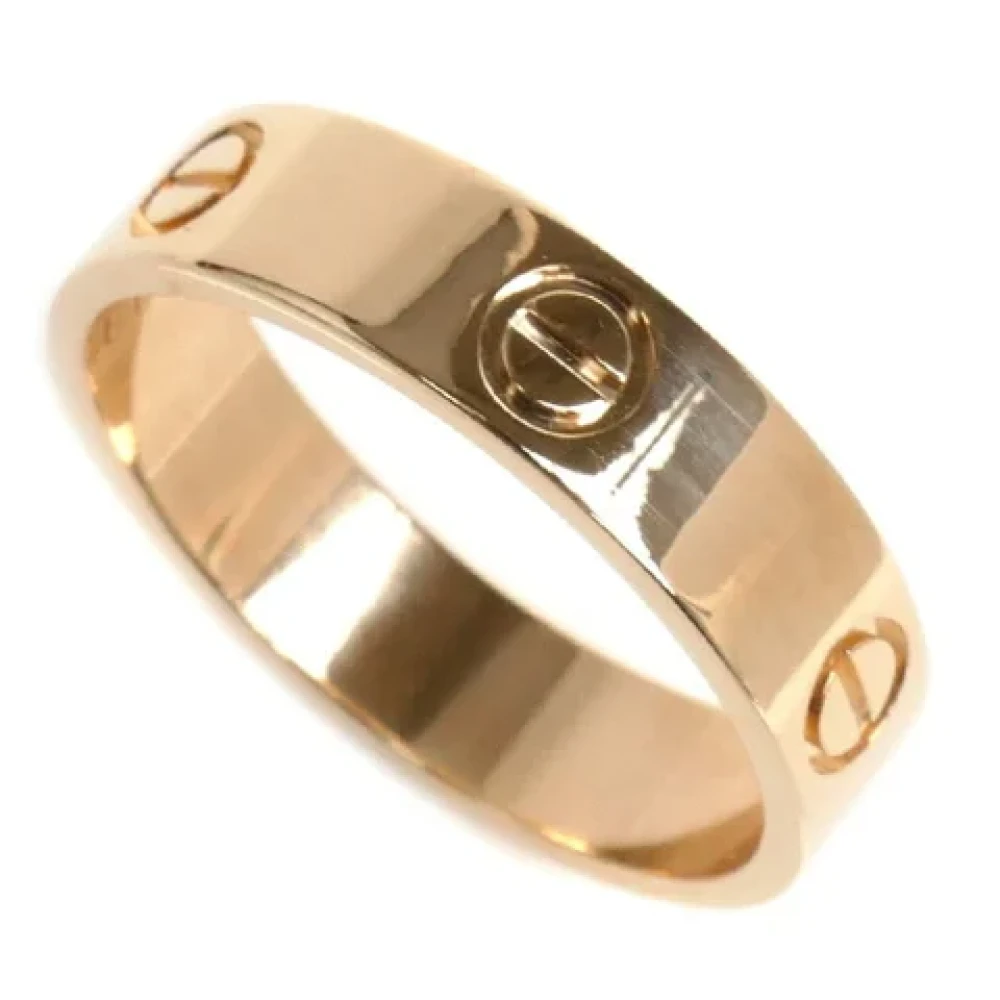 Cartier Vintage Pre-owned Roseguld ringar Yellow, Herr