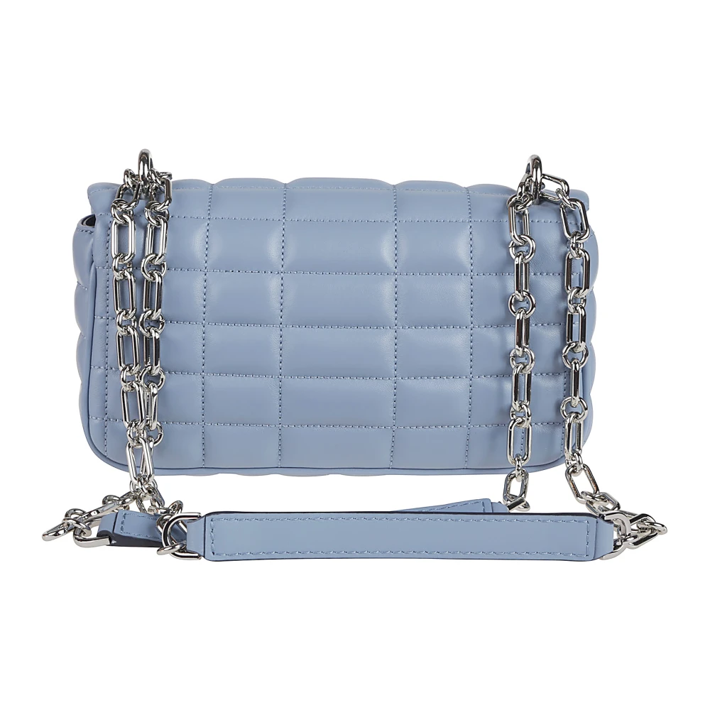 Michael Kors Omzetbare Ketting Schoudertas Blue Dames