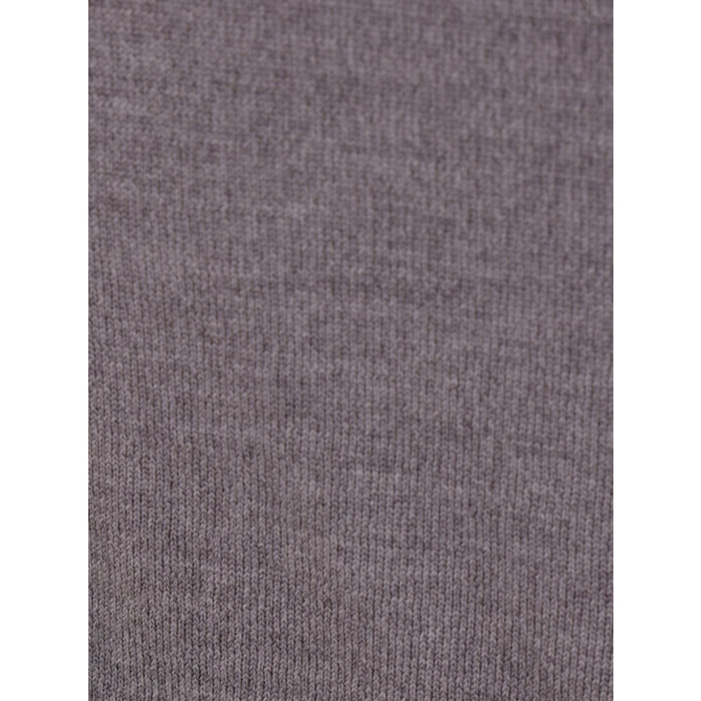 Zanone Grijze Crew Neck Sweater Gray Heren