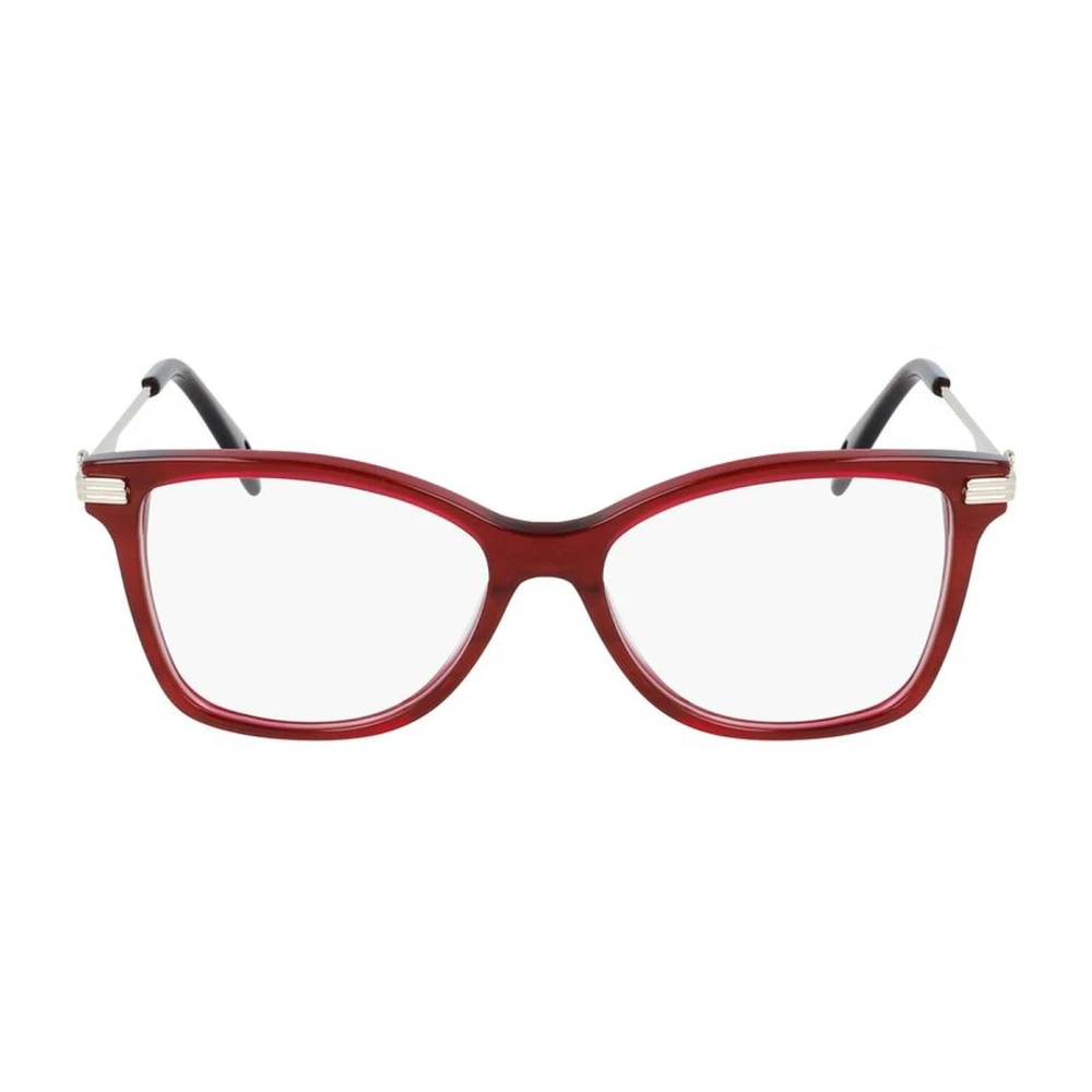 Lanvin Rode Acetaat Frame Bril voor vrouwen Red Dames