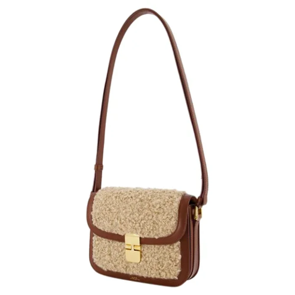 A.p.c. Plastic crossbody-bags Brown Dames