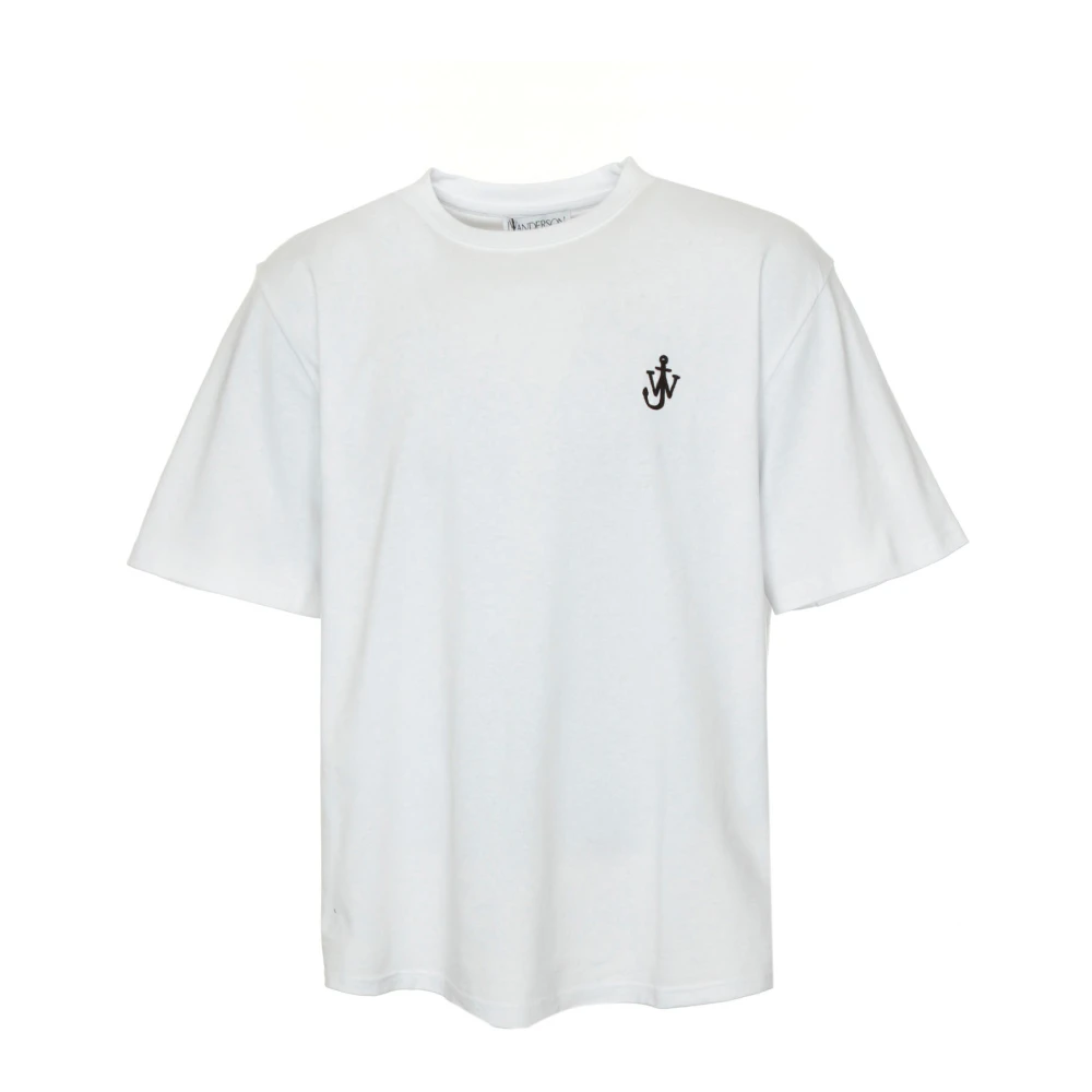 JW Anderson Anker Borduurwerk T-Shirt White Heren