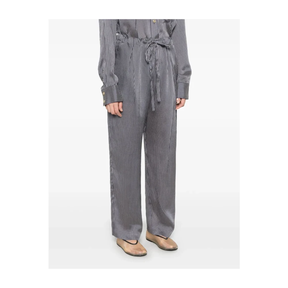 Khaite Trenton Broek Blue Dames