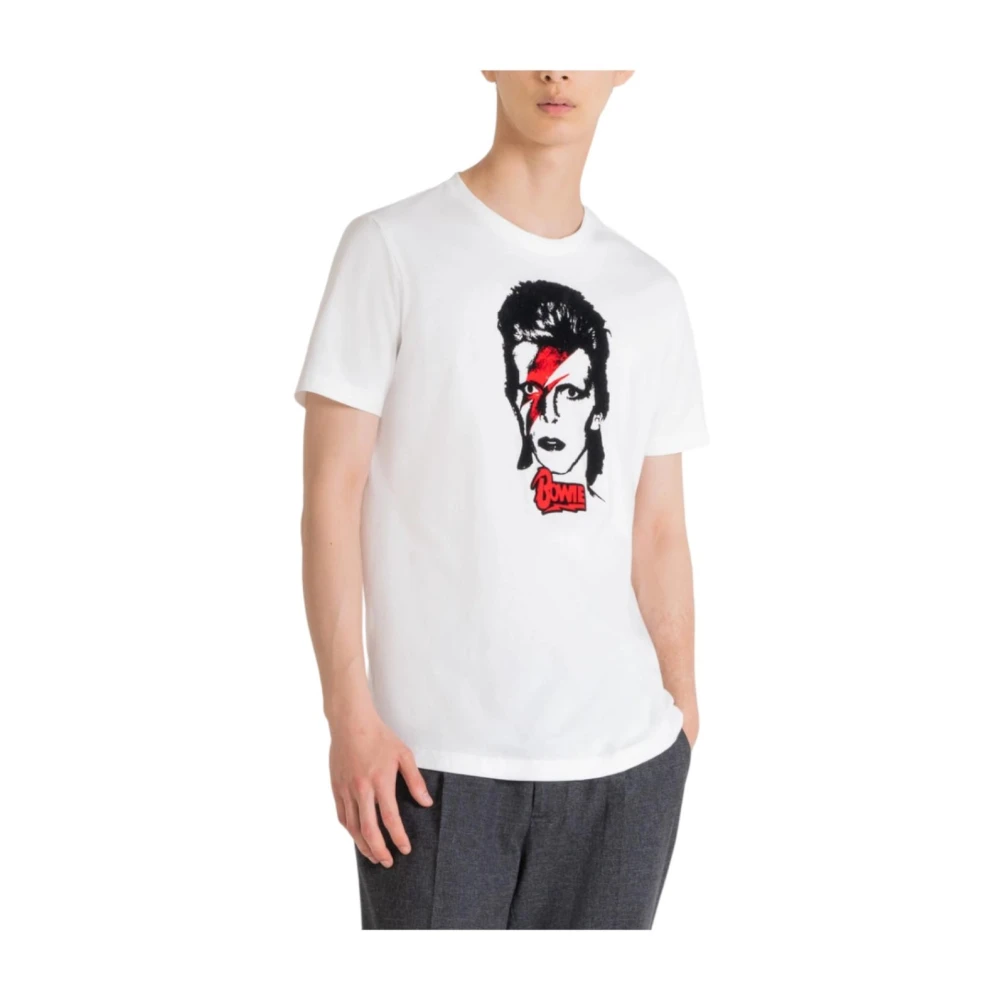 Antony Morato David Bowie T-shirt White Heren