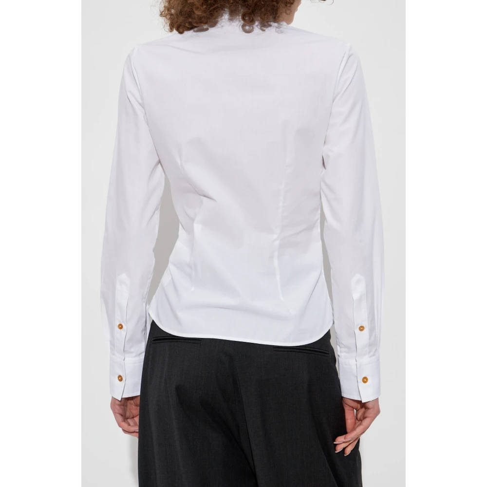 Vivienne Westwood Shirt met logo White Dames
