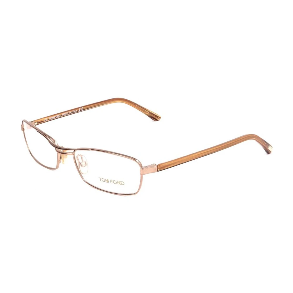 Tom Ford Bronzen Wijzerplaat Metalen en Plastic Frames Brown Heren
