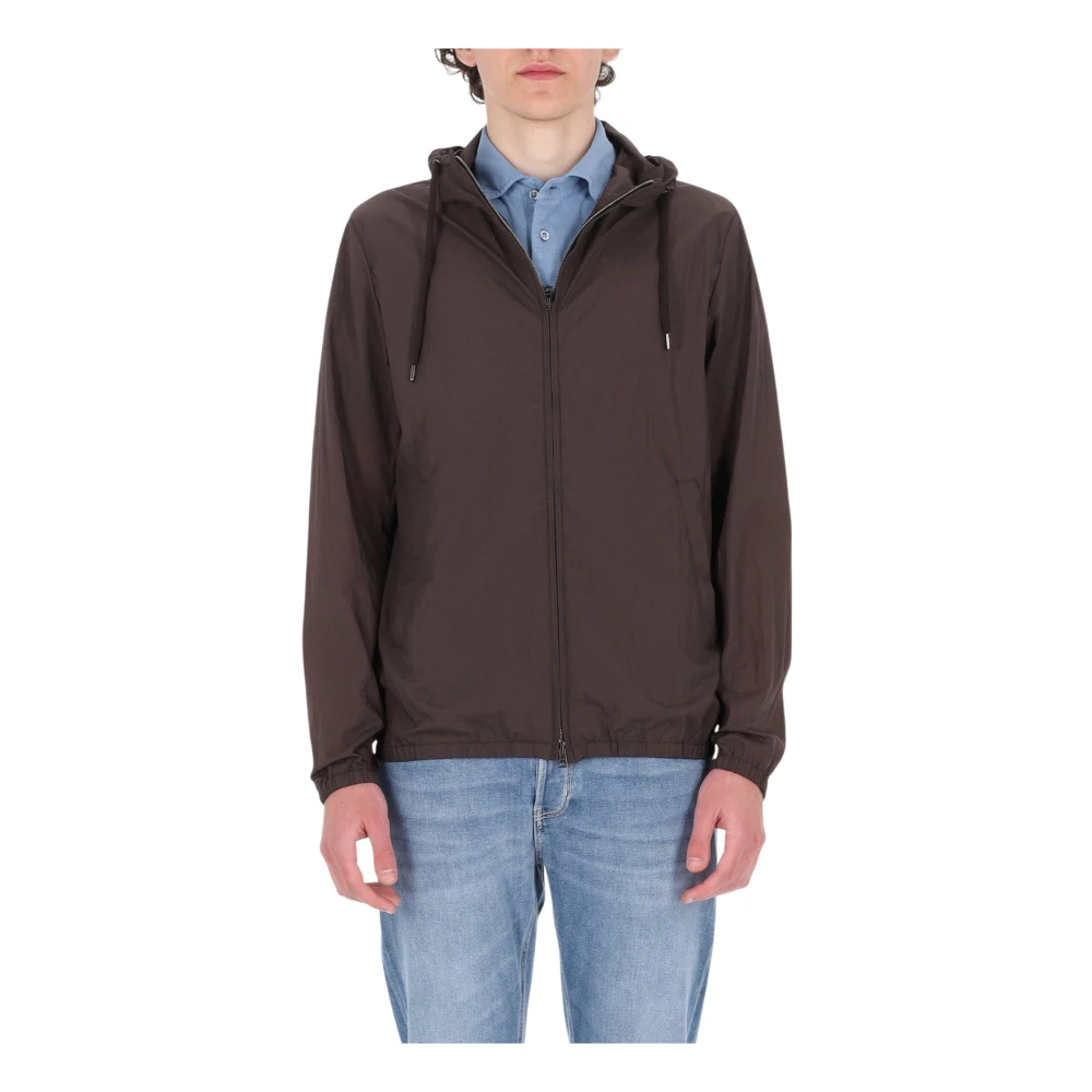 Herno Herr Brun Jackor Xl, Nylon, Bomberjacka