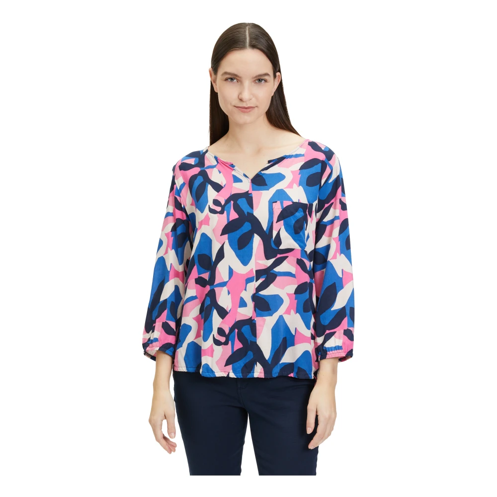 Betty & Co Bloemenprint Blouse Shirt Multicolor Dames